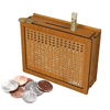 Money Box™ | Graverad sparbössa i trä