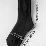 Cozy Ribbed Fleece Lined Crew Socks™ | Höst- och vintersockor