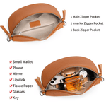 Crossbody Leather Bag 'Ambre'™ | Stijlvolle schoudertas