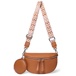 Crossbody Leather Bag 'Ambre'™ | Stijlvolle schoudertas